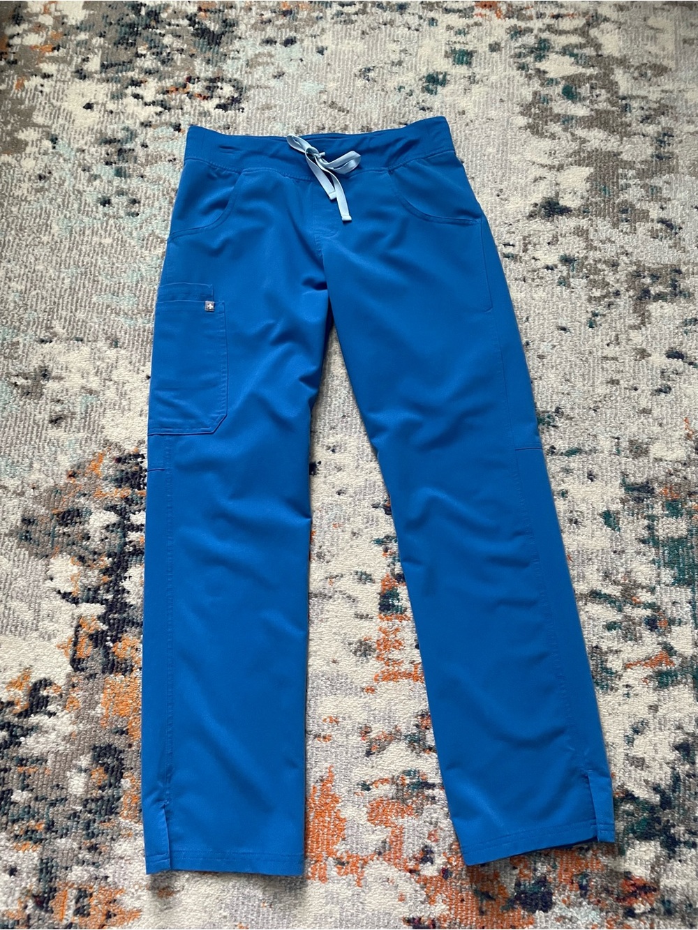Figs women’s Kade Royal Blue Drawstring Scrub Pants